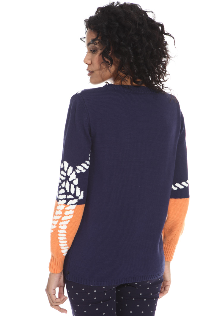 Maglia in cotone jacquard Fashion Market Maglia in cotone jacquard Fashion Market