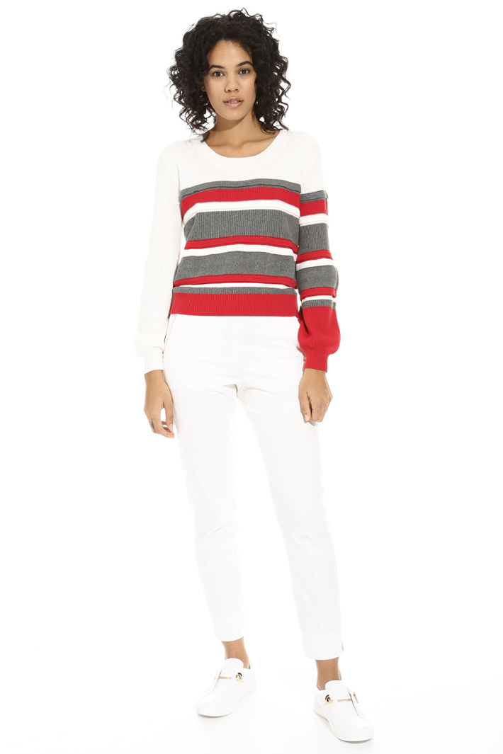 Maglia in cotone a coste Fashion Market Maglia in cotone a coste Fashion Market