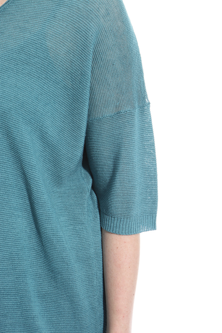 Maglia bicolor in misto lino Fashion Market Maglia bicolor in misto lino Fashion Market