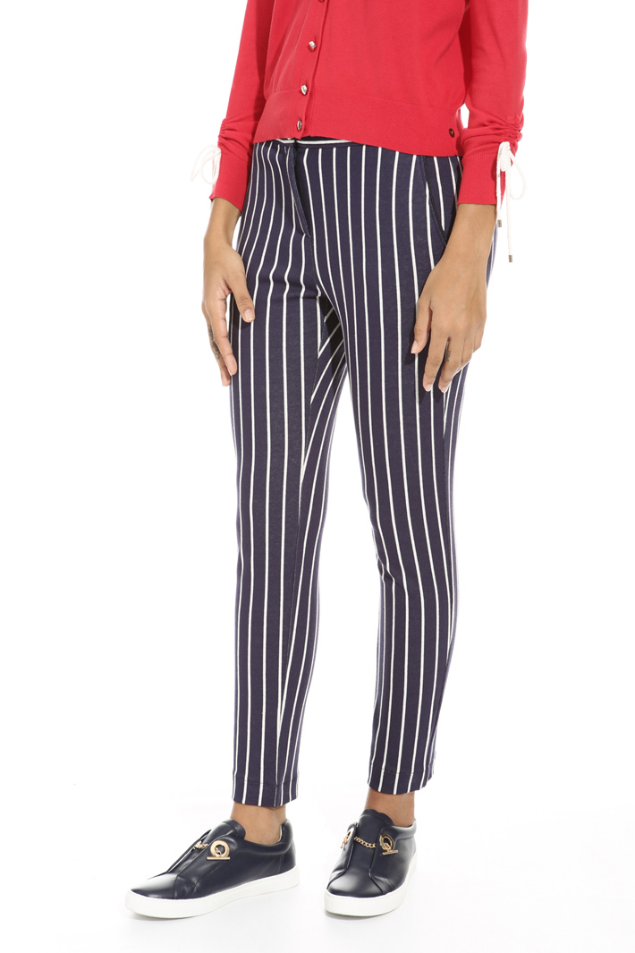 Pantalone in jersey jacquard Fashion Market Pantalone in jersey jacquard Fashion Market