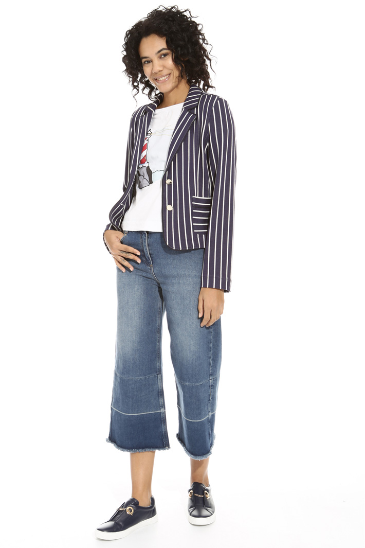 Blazer in jersey jacquard Fashion Market Blazer in jersey jacquard Fashion Market
