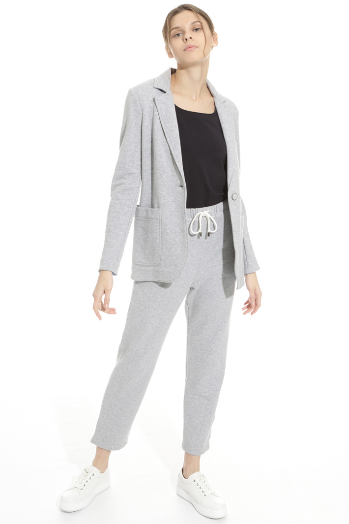 Blazer in felpa di cotone Fashion Market Blazer in felpa di cotone Fashion Market