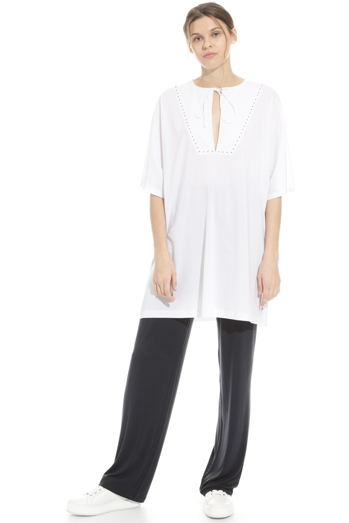 Casacca in cotone con perline Fashion Market Casacca in cotone con perline Fashion Market