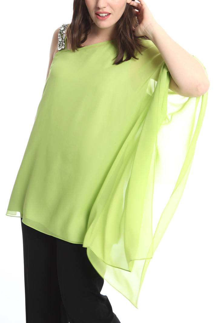 Blusa monospalla in seta Fashion Market Blusa monospalla in seta Fashion Market
