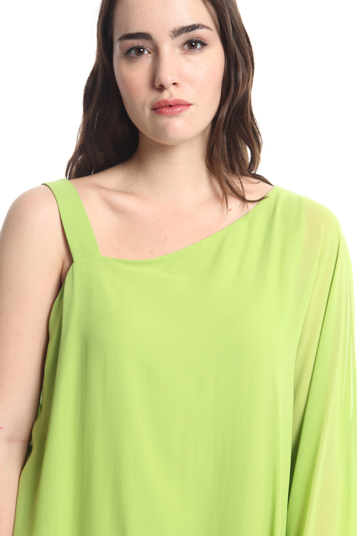 Blusa monospalla in seta Fashion Market Blusa monospalla in seta Fashion Market