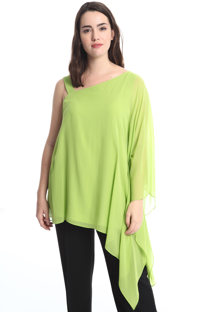 Blusa monospalla in seta Fashion Market Blusa monospalla in seta Fashion Market