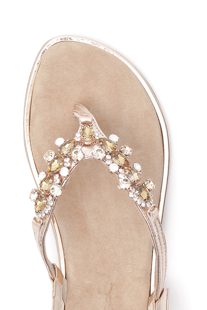 Sandalo flat gioiello Fashion Market Sandalo flat gioiello Fashion Market