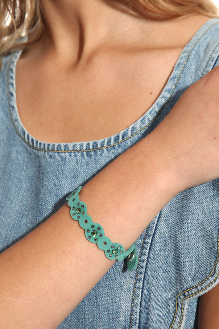 Bracciale traforato con strass Fashion Market Bracciale traforato con strass Fashion Market