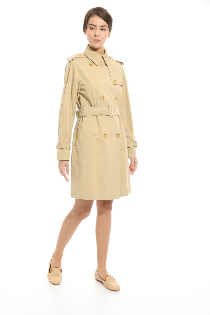 Trench in cotone antigoccia Fashion Market Trench in cotone antigoccia Fashion Market