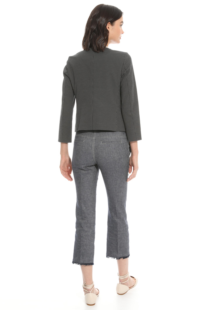 Giacca jacquard con frange Fashion Market Giacca jacquard con frange Fashion Market
