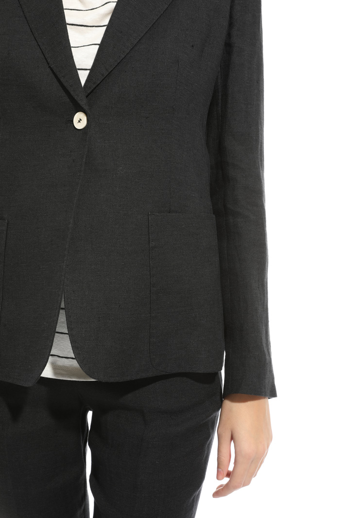 Giacca blazer in lino Fashion Market Giacca blazer in lino Fashion Market
