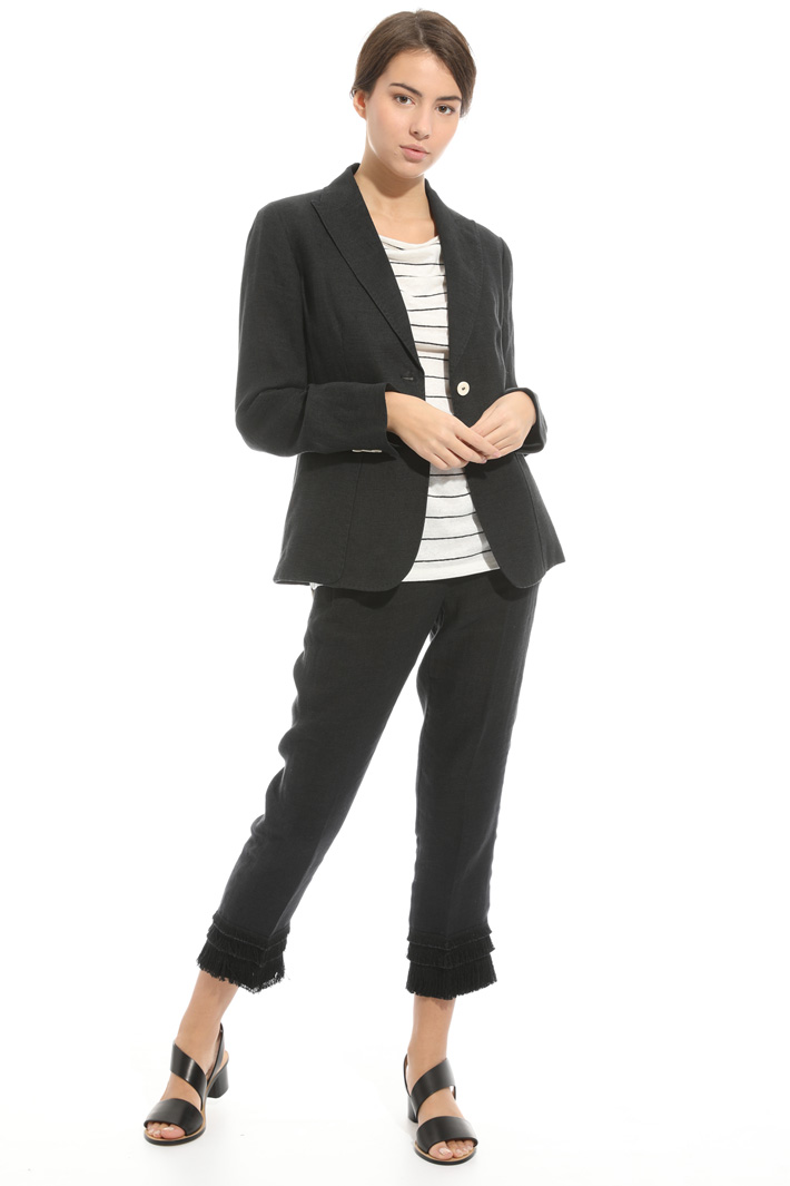 Giacca blazer in lino Fashion Market Giacca blazer in lino Fashion Market