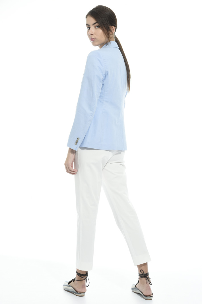 Blazer in cotone e lino Fashion Market Blazer in cotone e lino Fashion Market