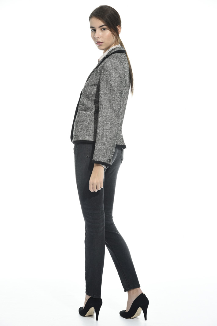 Blazer in stuoia di cotone Fashion Market Blazer in stuoia di cotone Fashion Market