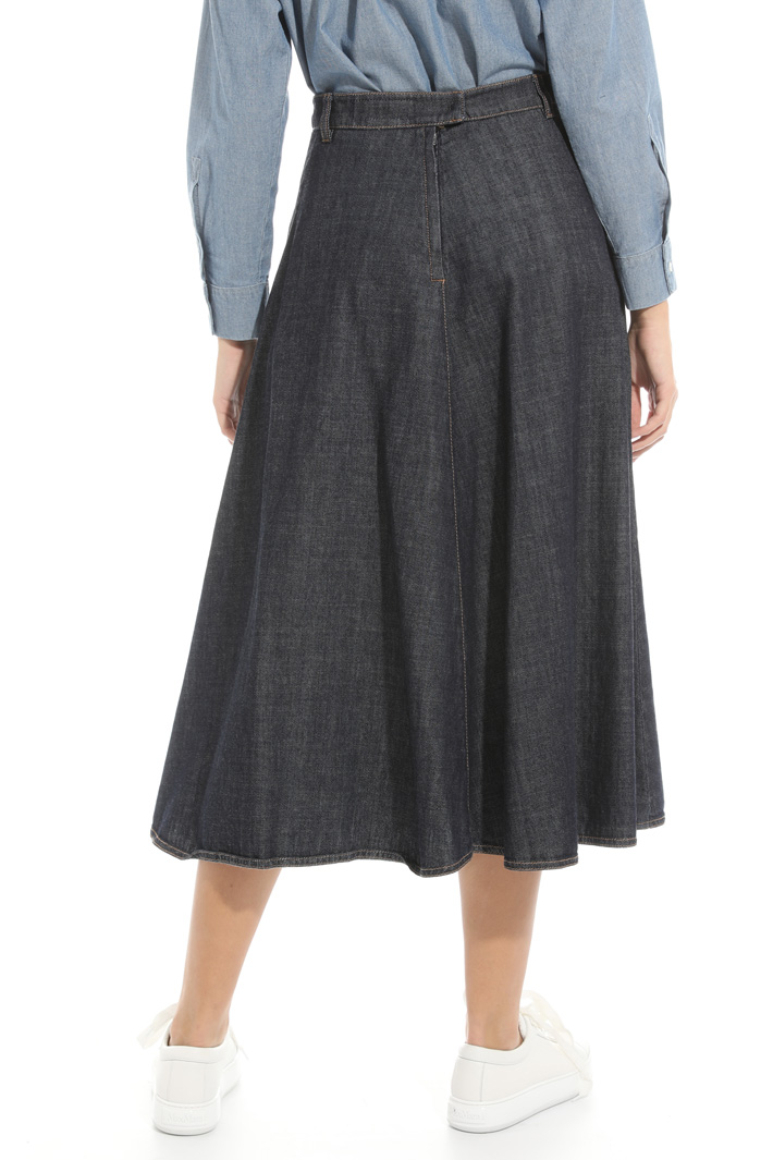 Gonna in denim con ricami Fashion Market Gonna in denim con ricami Fashion Market