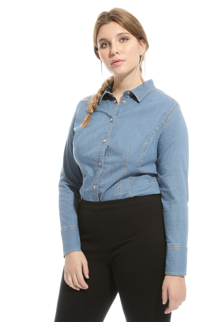 Camicia body in denim Fashion Market Camicia body in denim Fashion Market