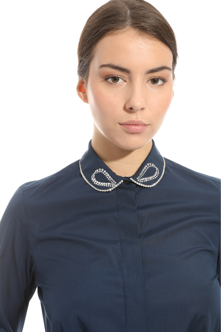 Camicia con colletto ricamato Fashion Market Camicia con colletto ricamato Fashion Market