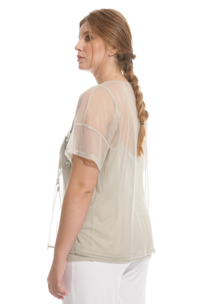 Casacca in tulle ricamato Fashion Market Casacca in tulle ricamato Fashion Market
