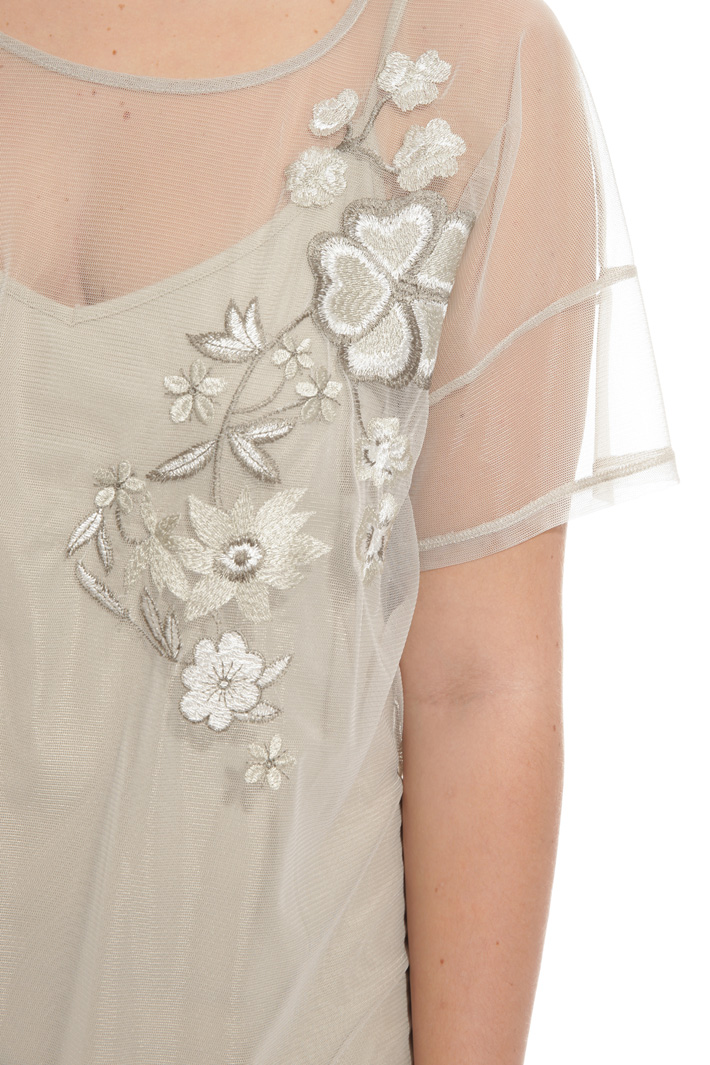 Casacca in tulle ricamato Fashion Market Casacca in tulle ricamato Fashion Market