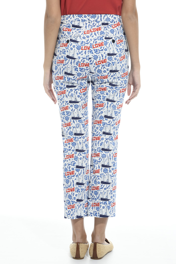 Pantalone in raso di cotone Fashion Market Pantalone in raso di cotone Fashion Market