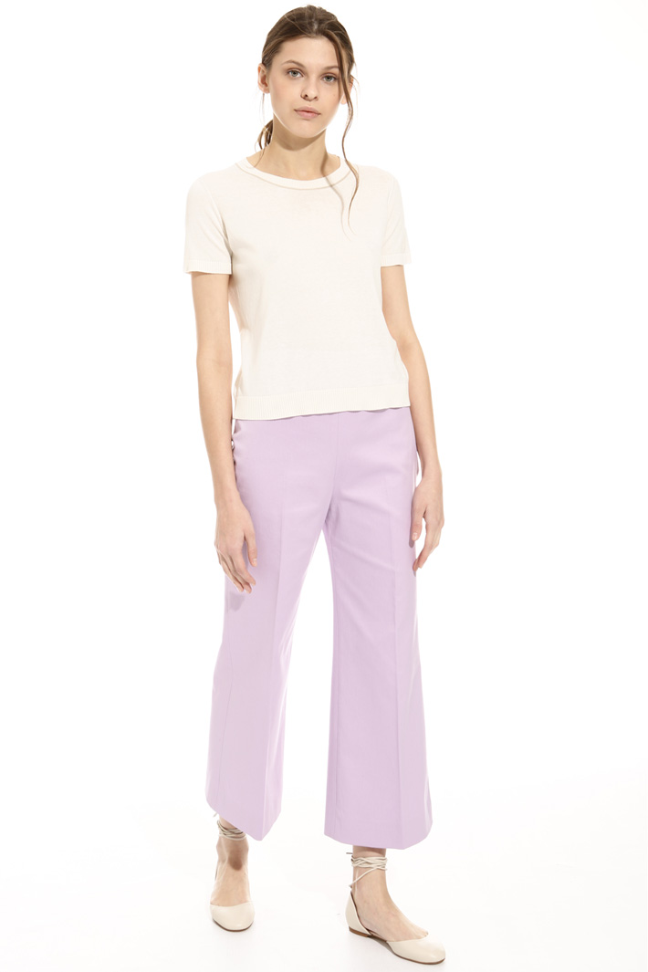 Pantalone in piquet Fashion Market Pantalone in piquet Fashion Market