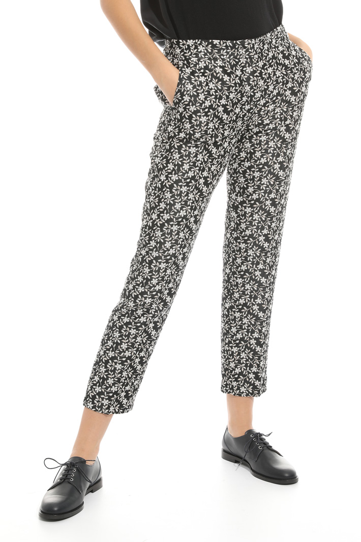 Pantalone in jacquard lamè Fashion Market Pantalone in jacquard lamè Fashion Market