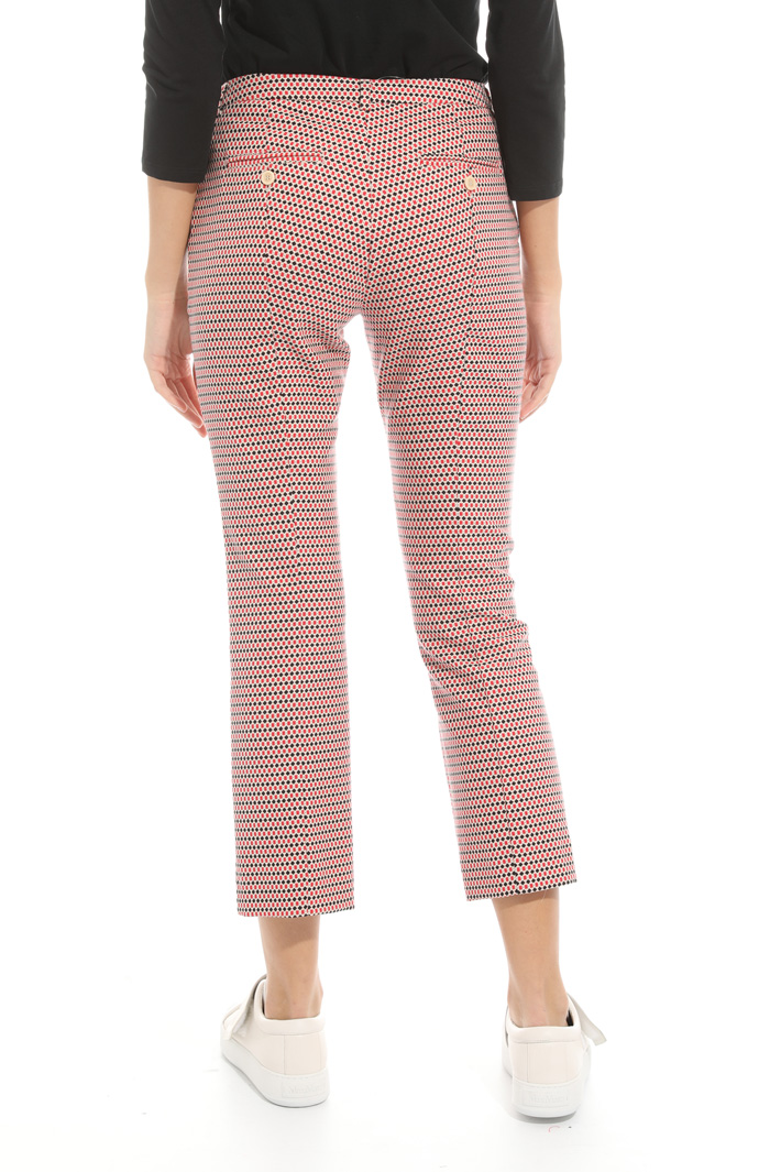 Pantalone con micro fantasia Fashion Market Pantalone con micro fantasia Fashion Market