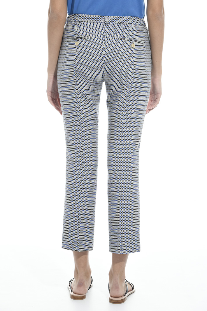 Pantalone con micro fantasia Fashion Market Pantalone con micro fantasia Fashion Market