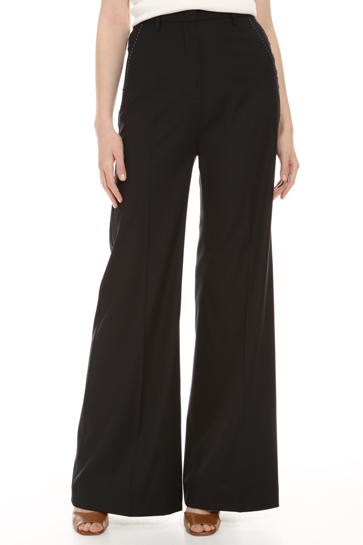 Pantalone palazzo misto lana Fashion Market Pantalone palazzo misto lana Fashion Market
