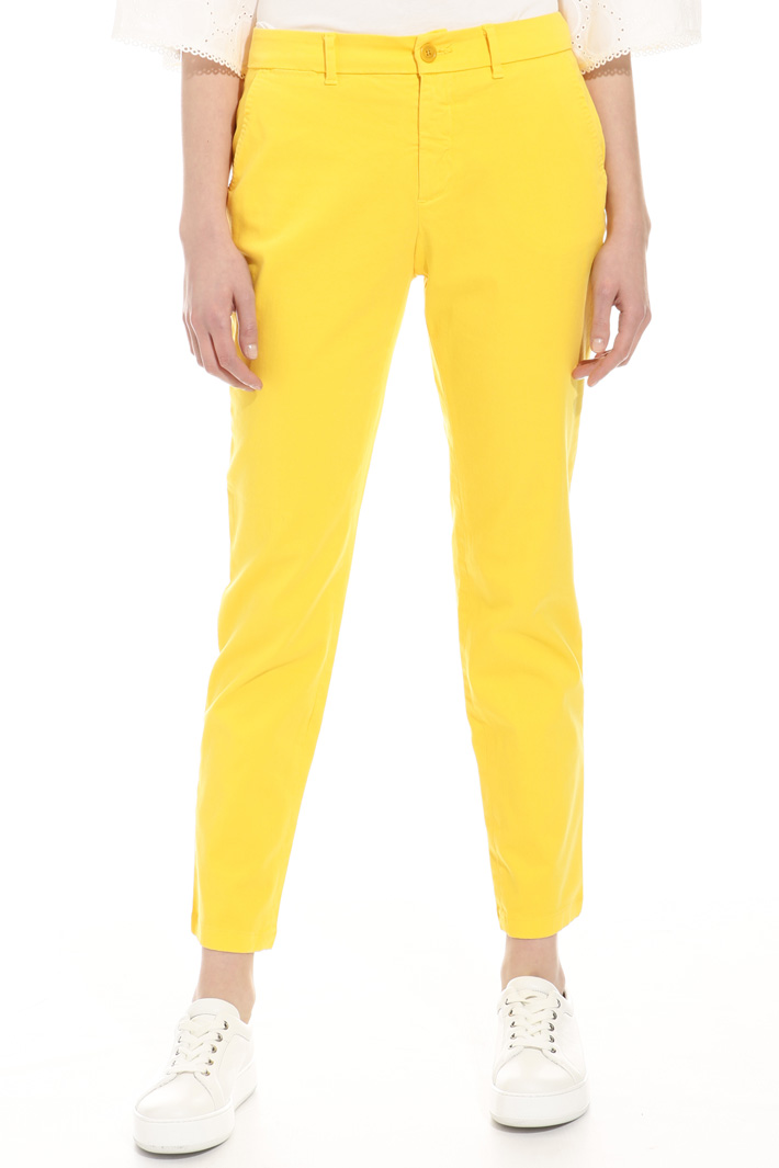 Pantalone sigaretta in cotone Fashion Market Pantalone sigaretta in cotone Fashion Market