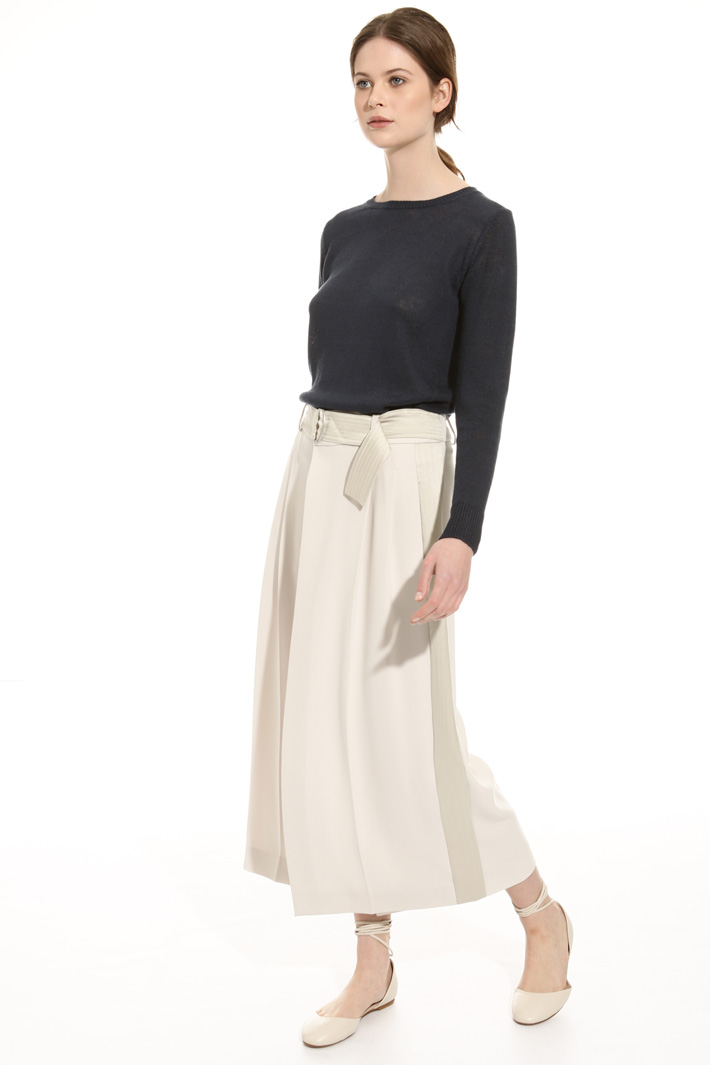 Pantalone ampio in cady fluido Fashion Market Pantalone ampio in cady fluido Fashion Market