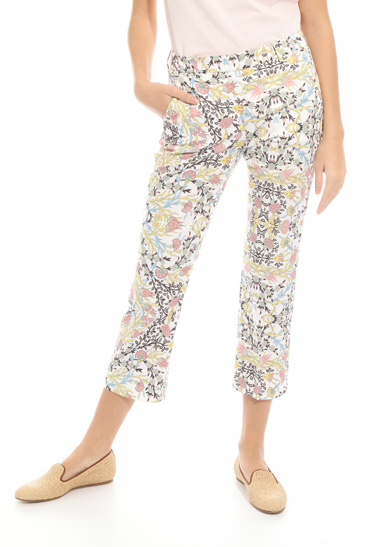 Pantalone in raso di cotone Fashion Market Pantalone in raso di cotone Fashion Market