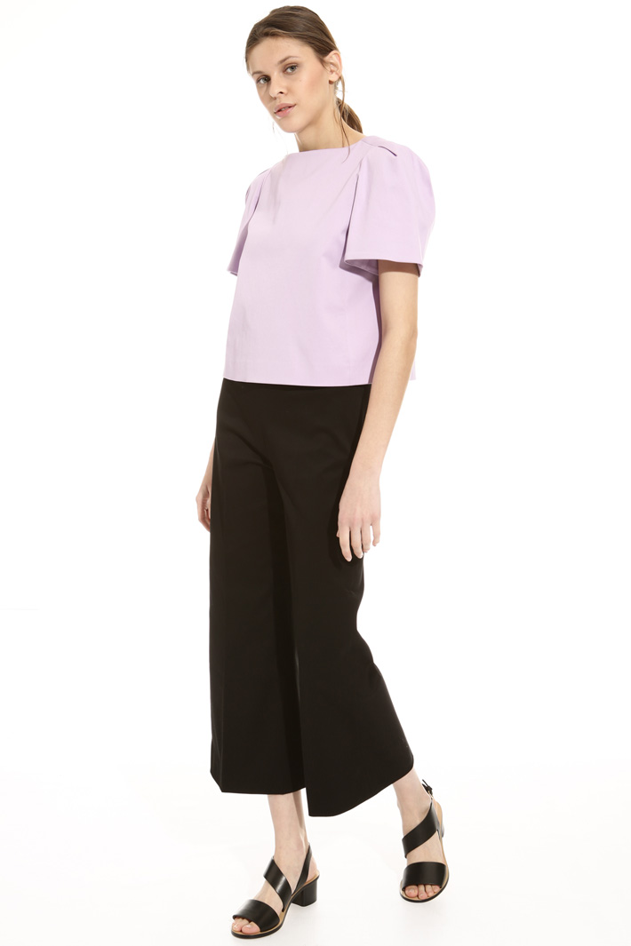 Top in piquet di cotone Fashion Market Top in piquet di cotone Fashion Market