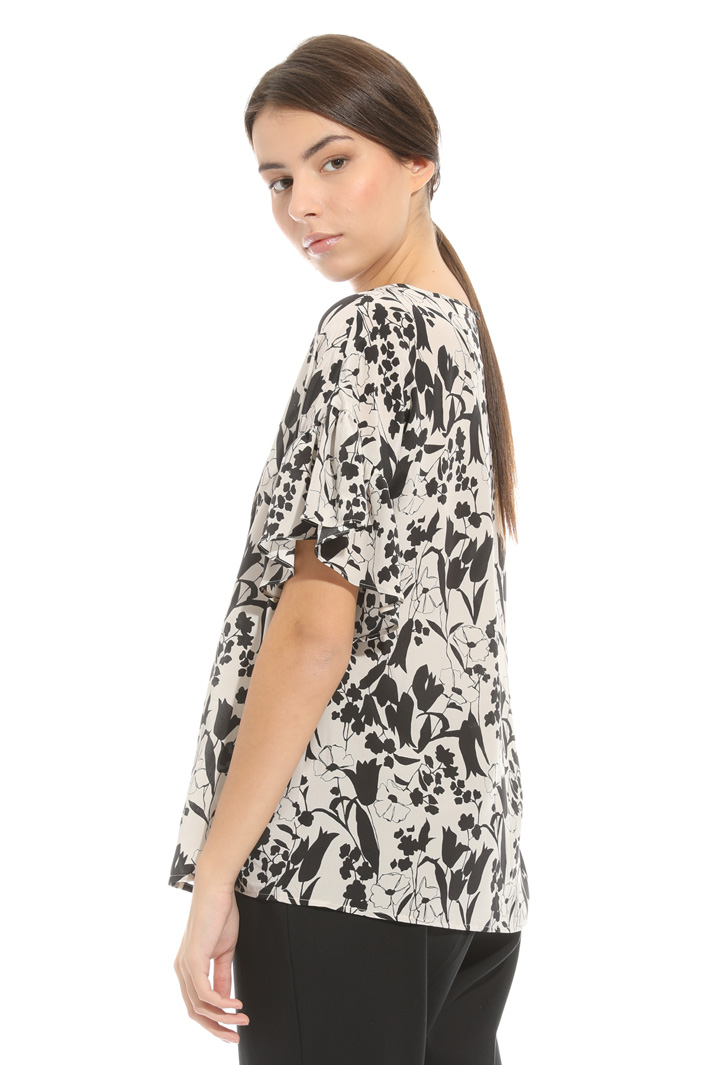 Blusa in seta stampata Fashion Market Blusa in seta stampata Fashion Market