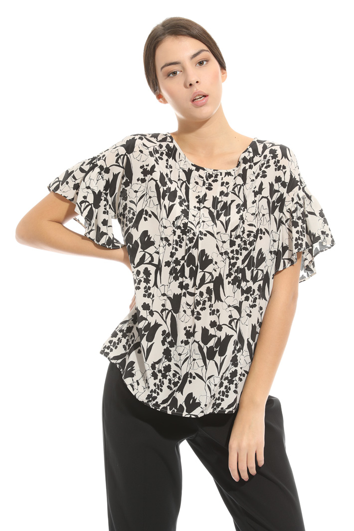 Blusa in seta stampata Fashion Market Blusa in seta stampata Fashion Market