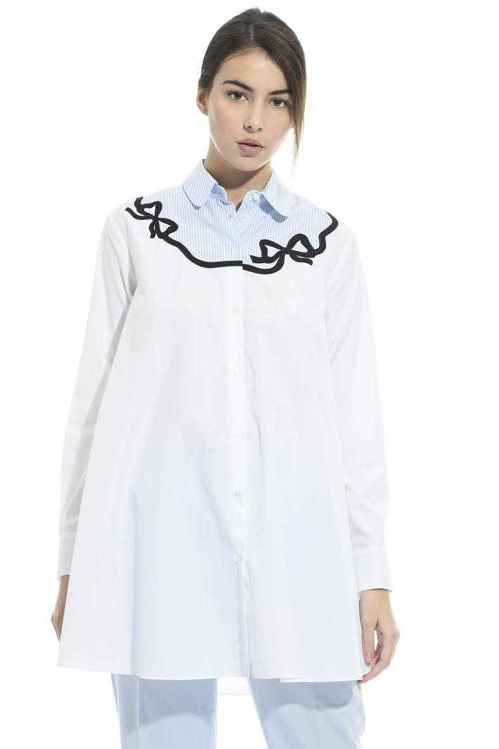 Camicia over con ricamo Fashion Market Camicia over con ricamo Fashion Market