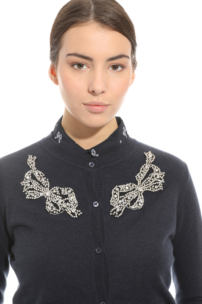 Cardigan con ricamo Fashion Market Cardigan con ricamo Fashion Market