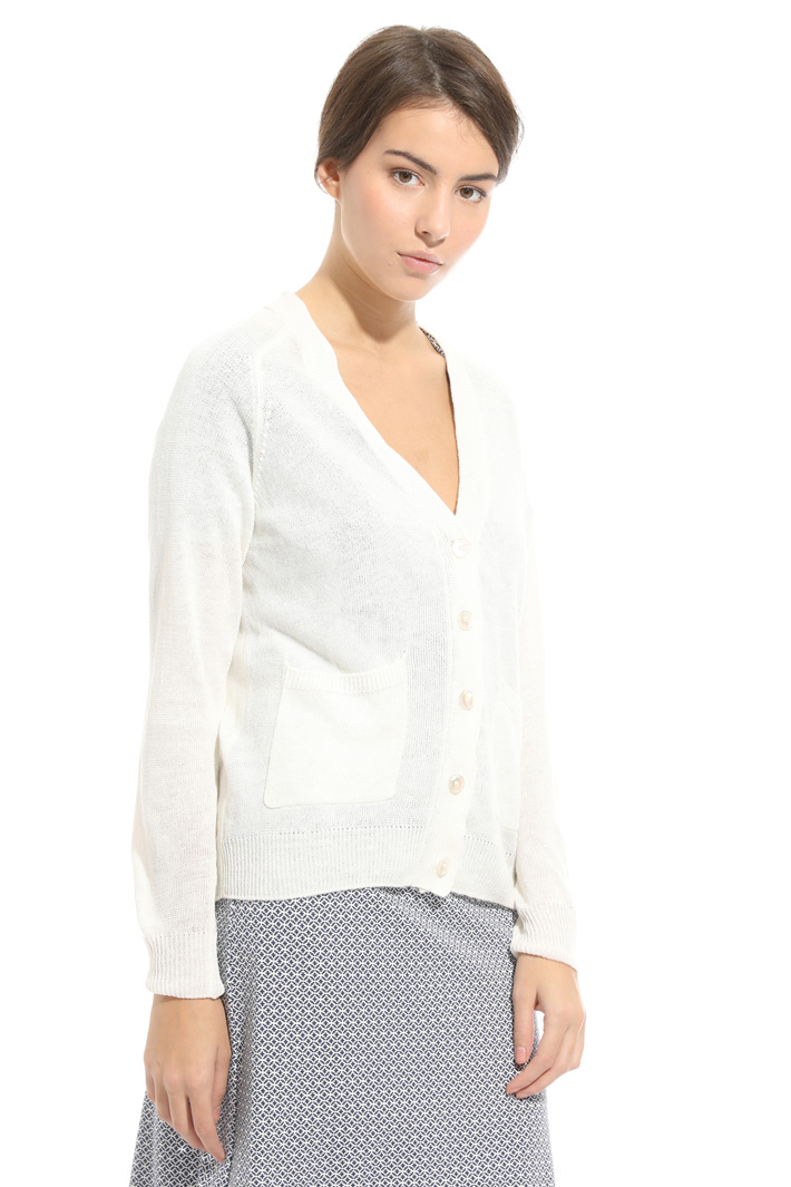 Cardigan in maglia in lino Fashion Market Cardigan in maglia in lino Fashion Market