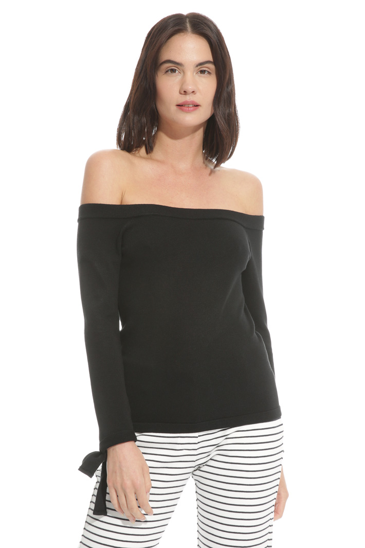 Maglia con scollo bardot Fashion Market Maglia con scollo bardot Fashion Market