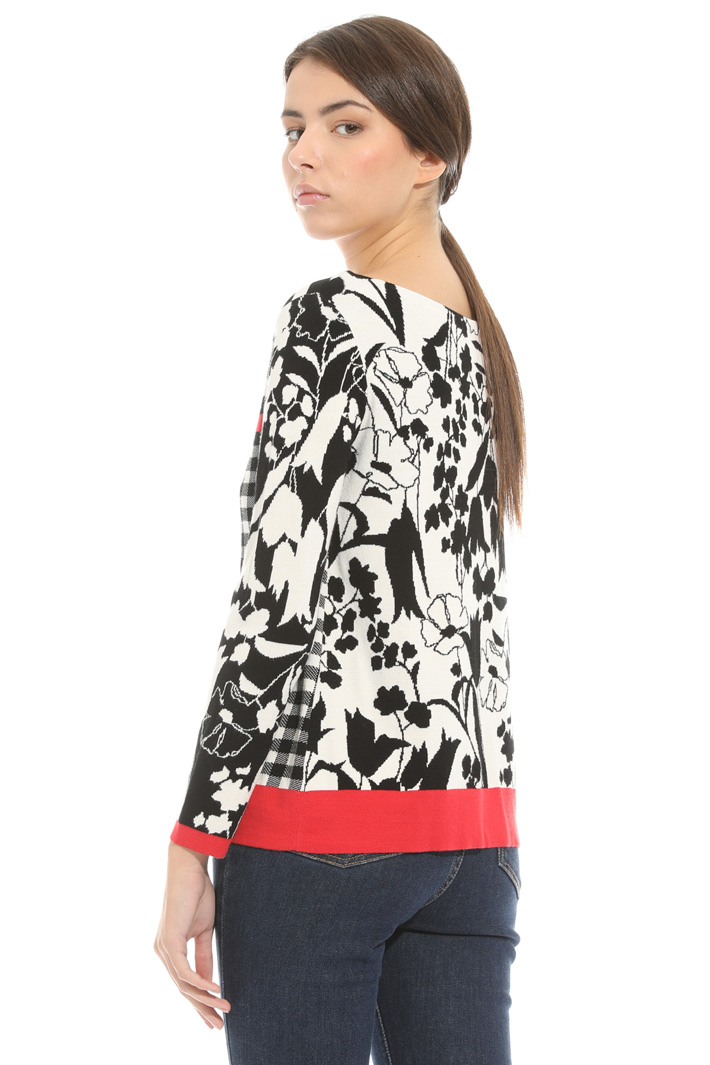 Maglia in jersey stampato Fashion Market Maglia in jersey stampato Fashion Market