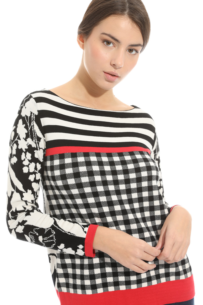Maglia in jersey stampato Fashion Market Maglia in jersey stampato Fashion Market