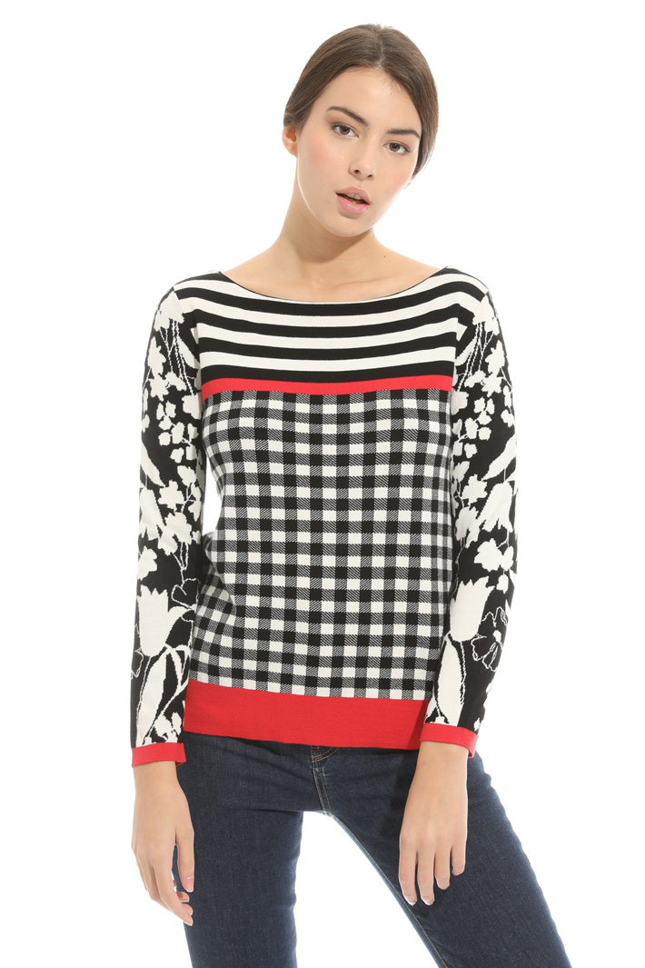 Maglia in jersey stampato Fashion Market Maglia in jersey stampato Fashion Market