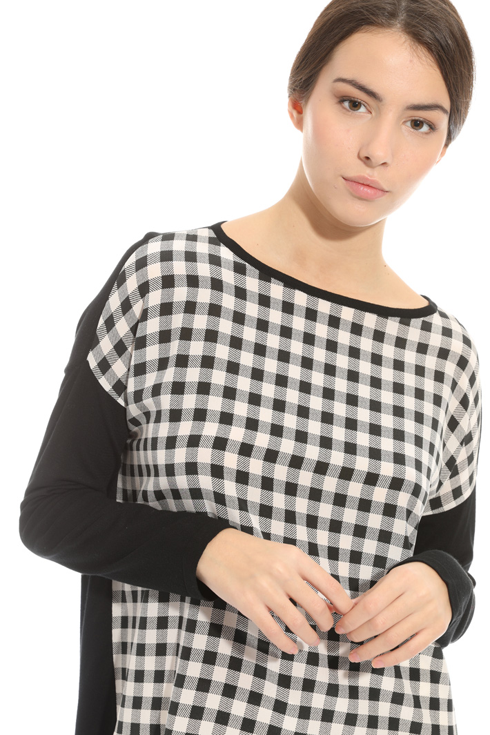 Maglia in mix di materiali Fashion Market Maglia in mix di materiali Fashion Market