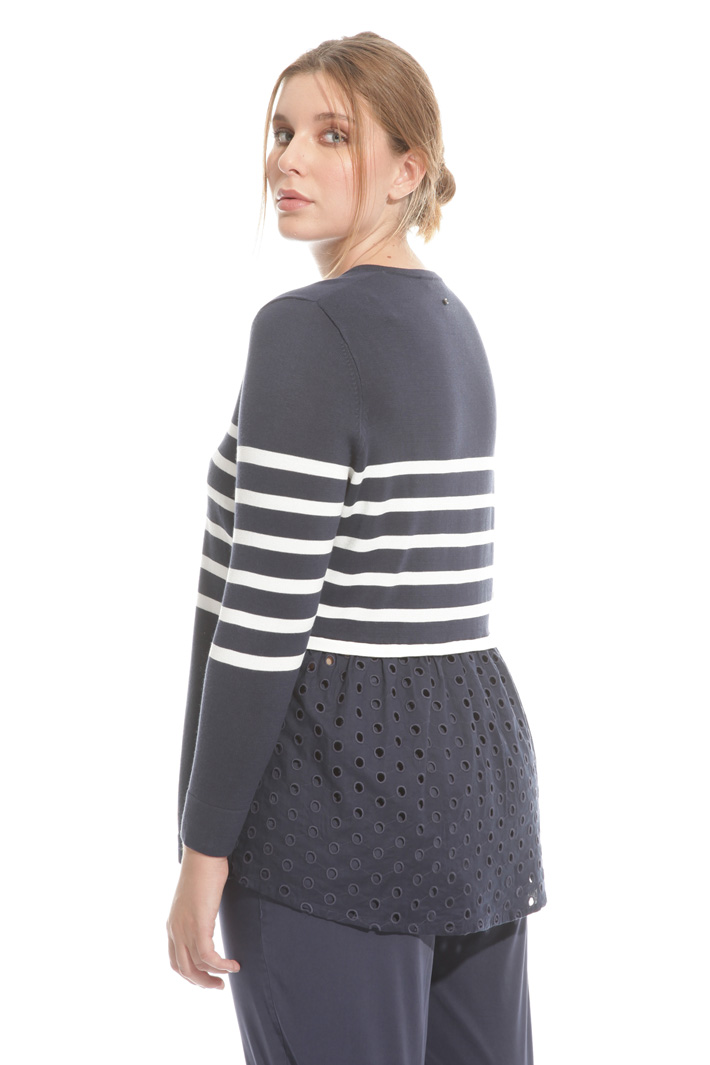 Maglia in cotone e sangallo Fashion Market Maglia in cotone e sangallo Fashion Market
