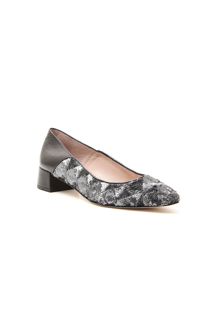 Ballerina paillettes con tacco Fashion Market Ballerina paillettes con tacco Fashion Market