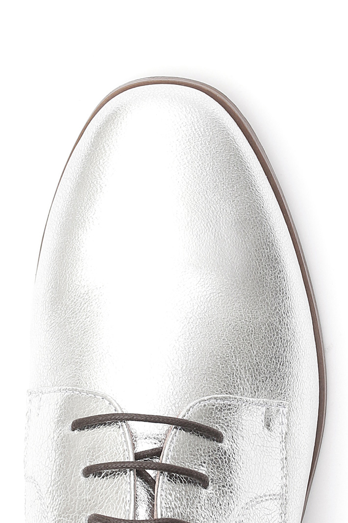 Stringata in pelle laminata Fashion Market Stringata in pelle laminata Fashion Market