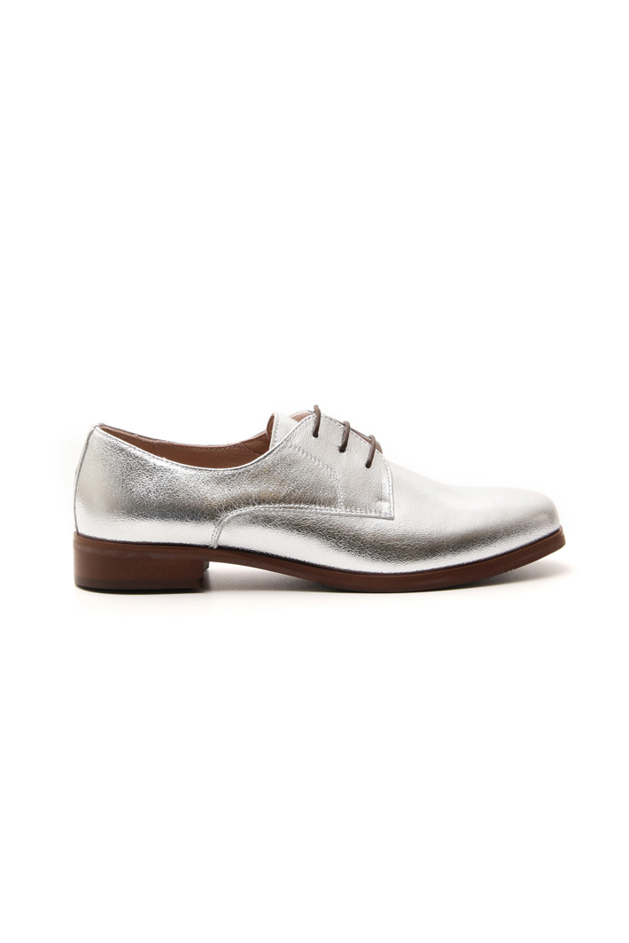 Stringata in pelle laminata Fashion Market Stringata in pelle laminata Fashion Market