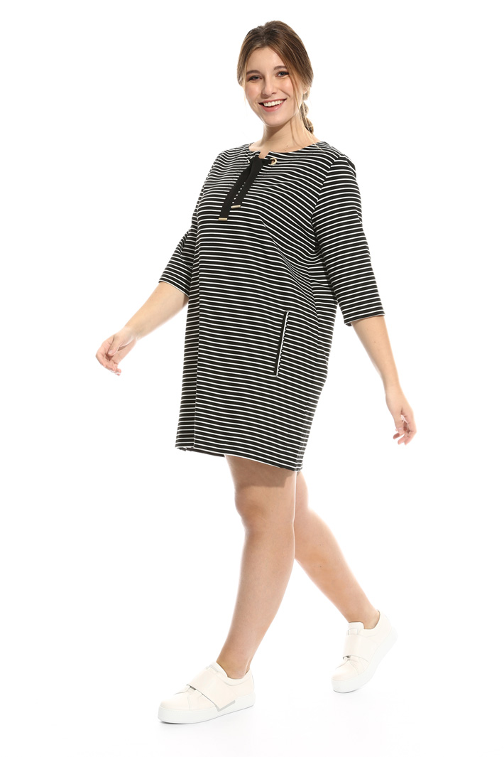 Abito in jersey a righe Fashion Market Abito in jersey a righe Fashion Market