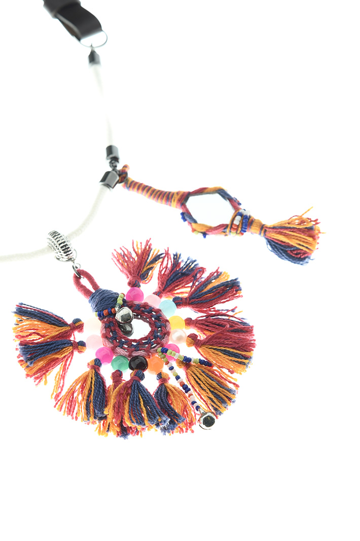 Collana con frange e specchi Fashion Market Collana con frange e specchi Fashion Market