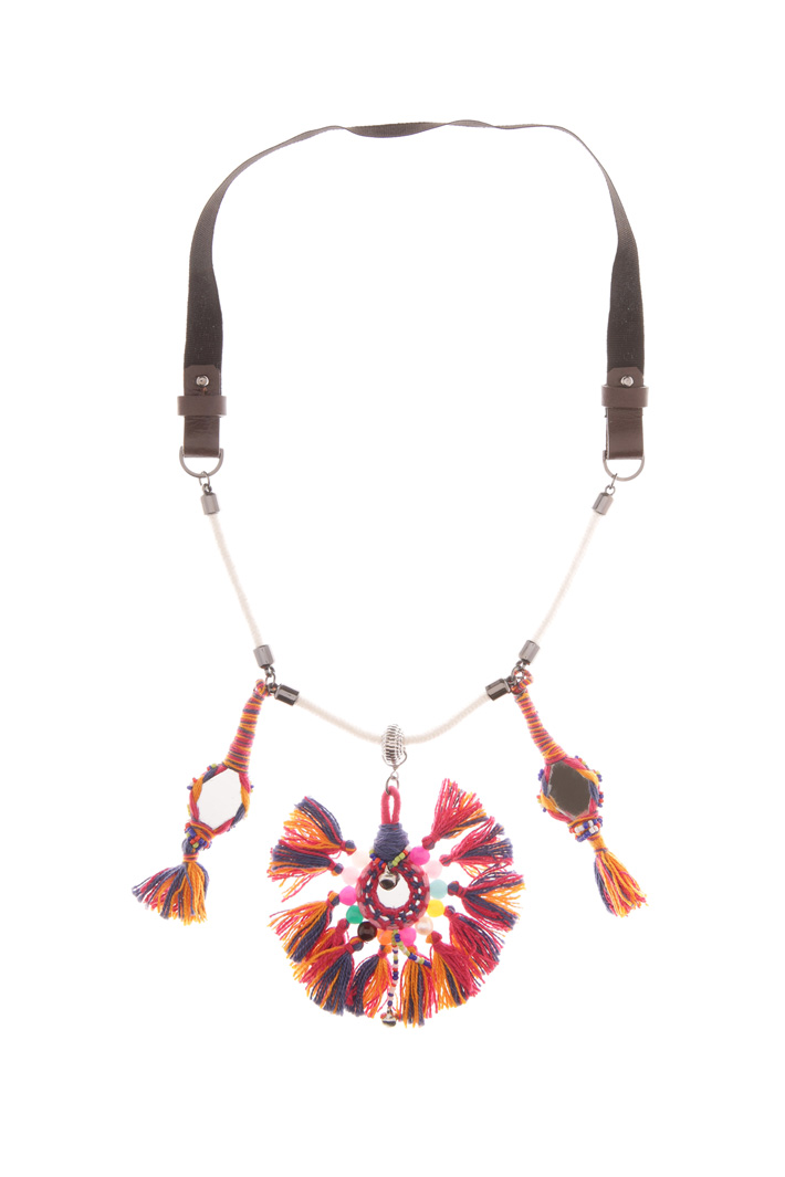 Collana con frange e specchi Fashion Market Collana con frange e specchi Fashion Market